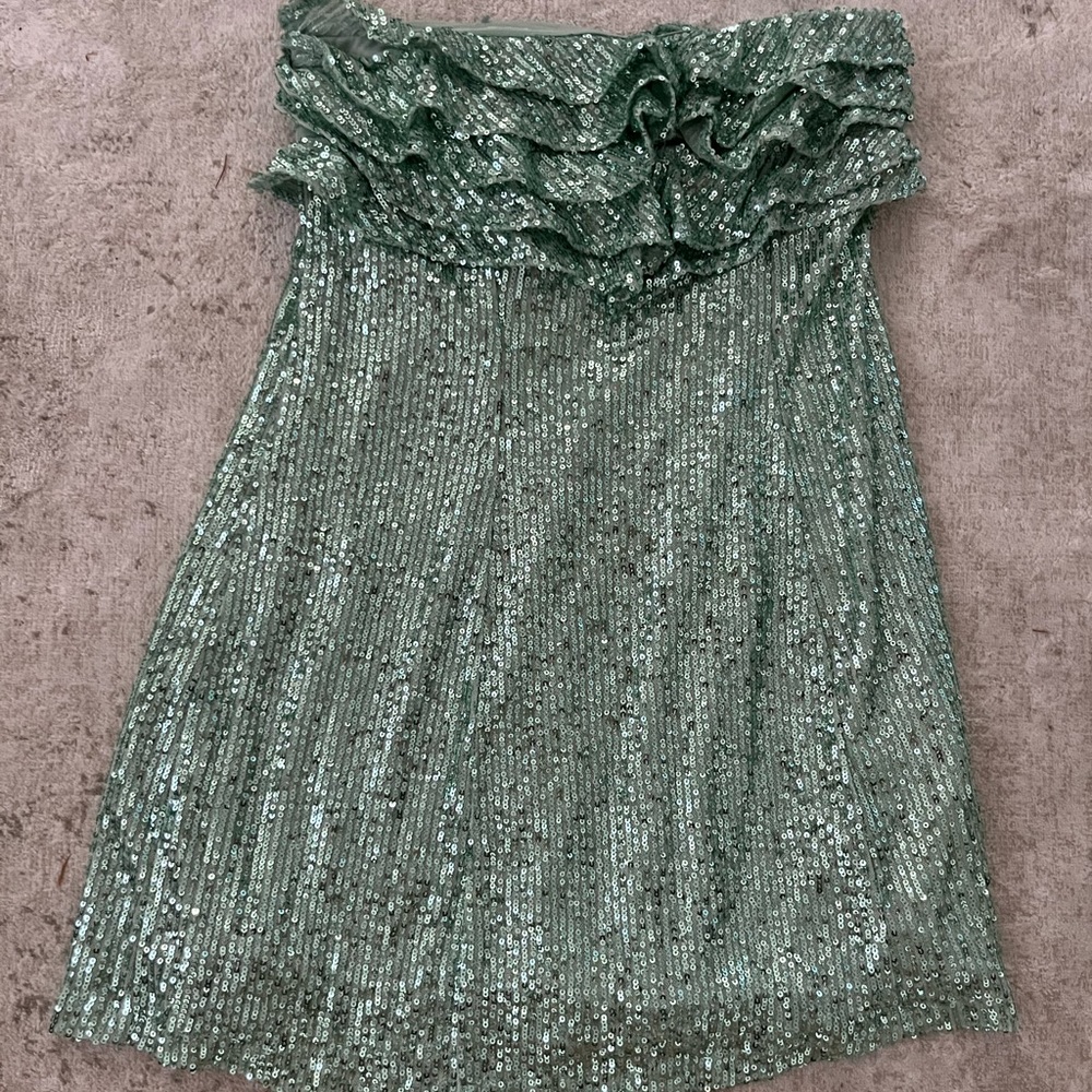 Free people shimmer mini dress